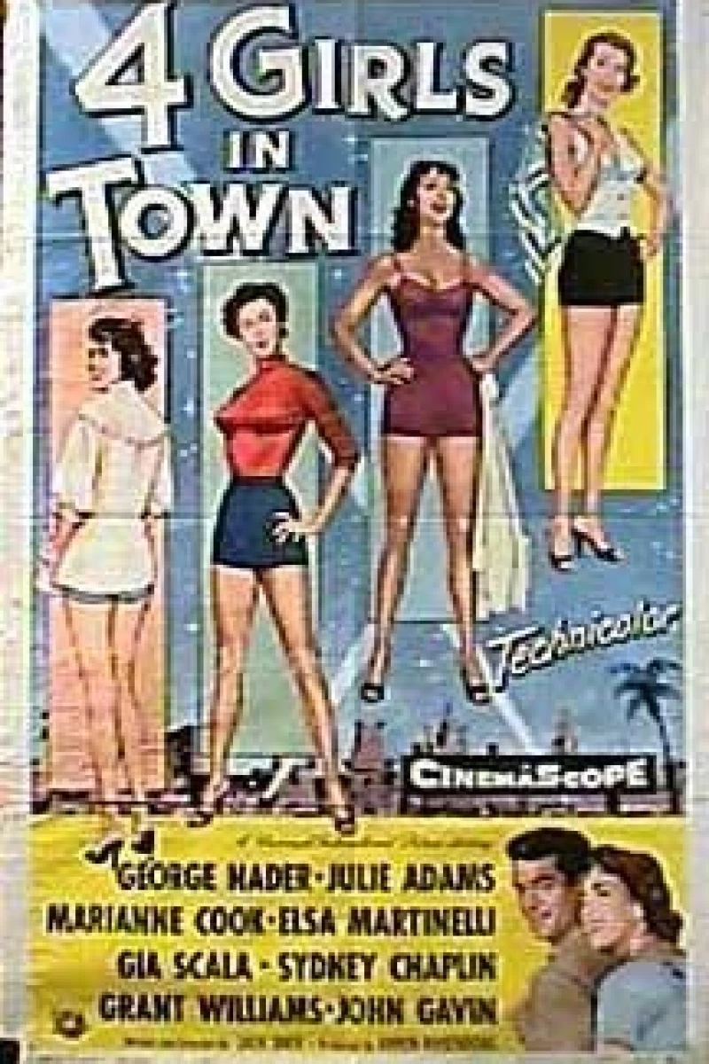 4 Girls in Town Poster