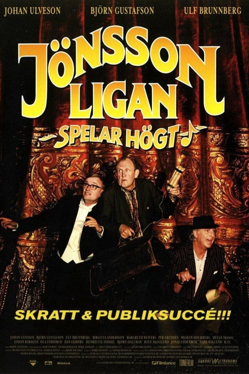 Jönssonligan spelar högt Poster