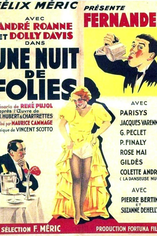 Une nuit de folies Poster