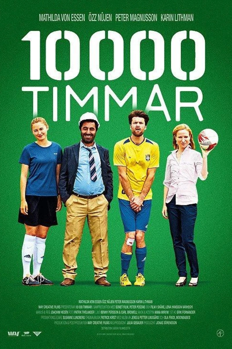 10 000 timmar Poster