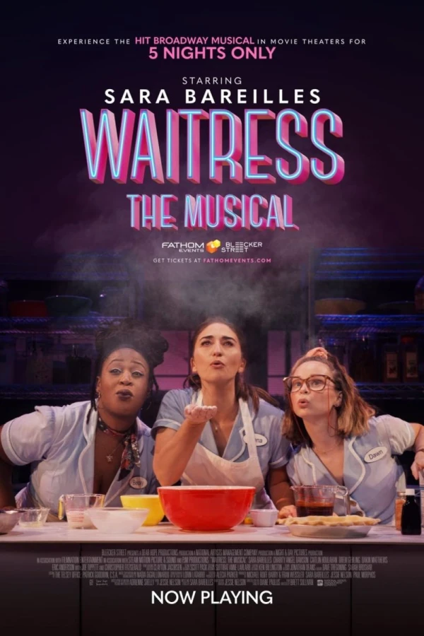 Waitress, the Musical Live on Broadway! Poster