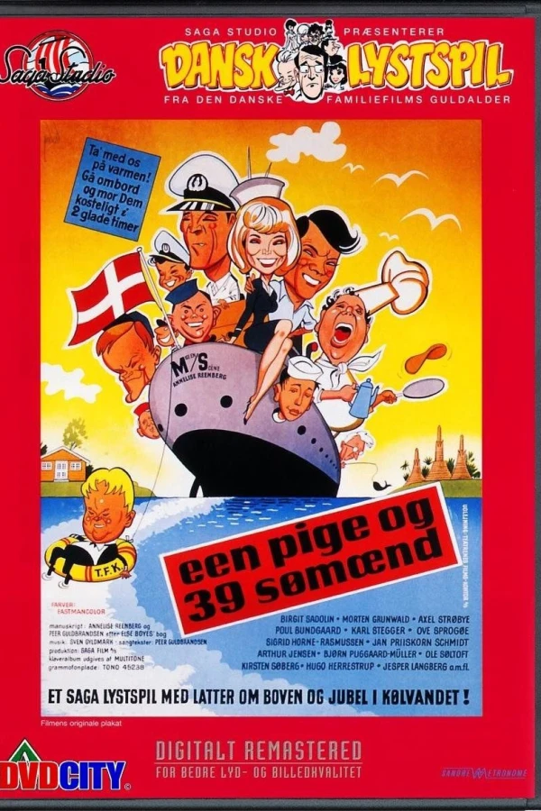 Een pige og 39 sømænd Poster