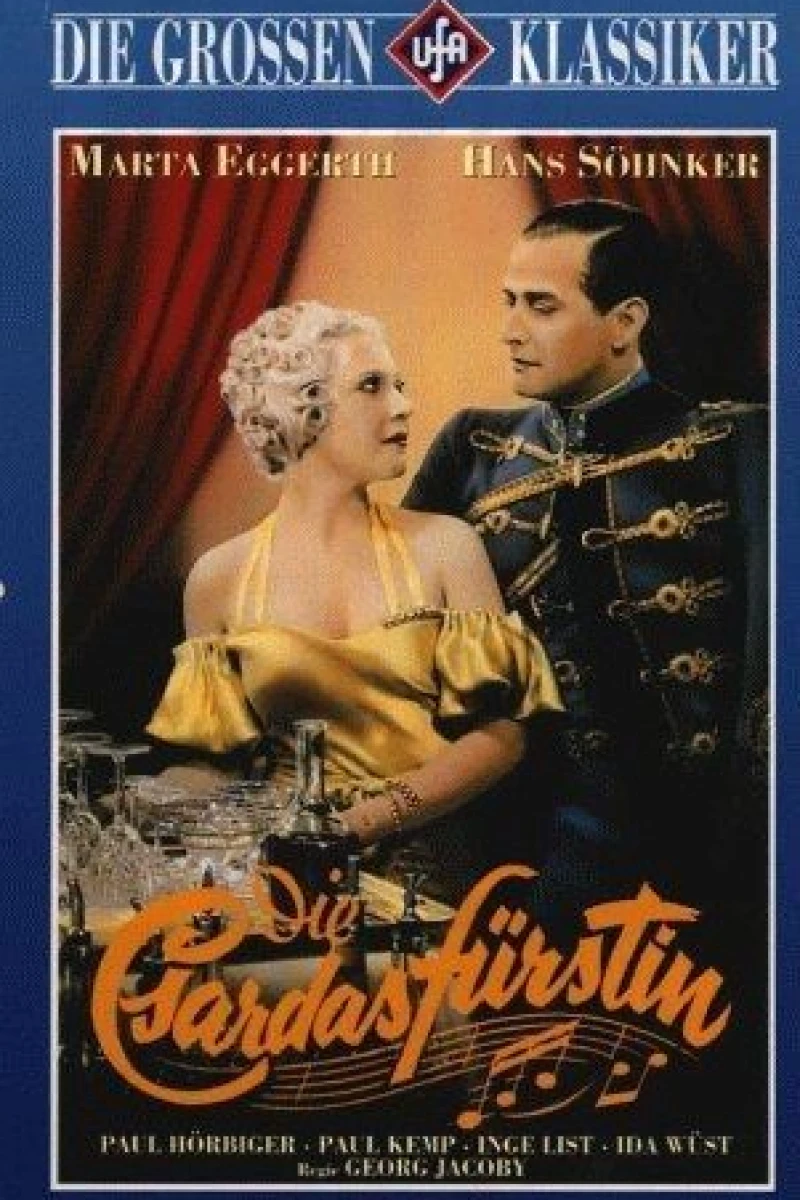 The Csardas Princess Poster