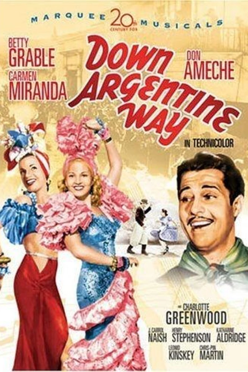 Down Argentine Way Poster