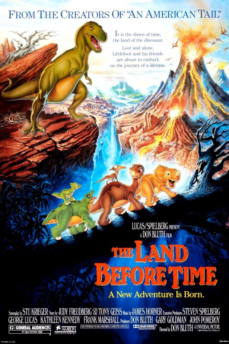 The Land Before Time Poster