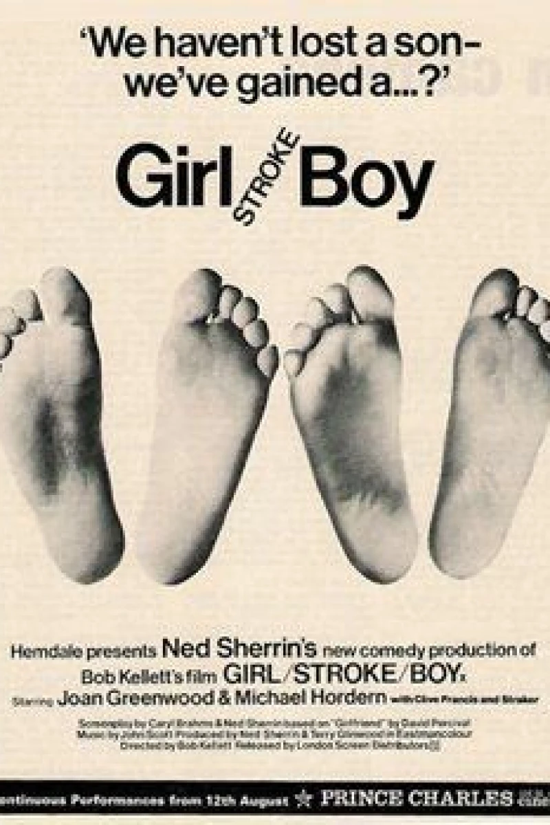 Girl Stroke Boy Poster