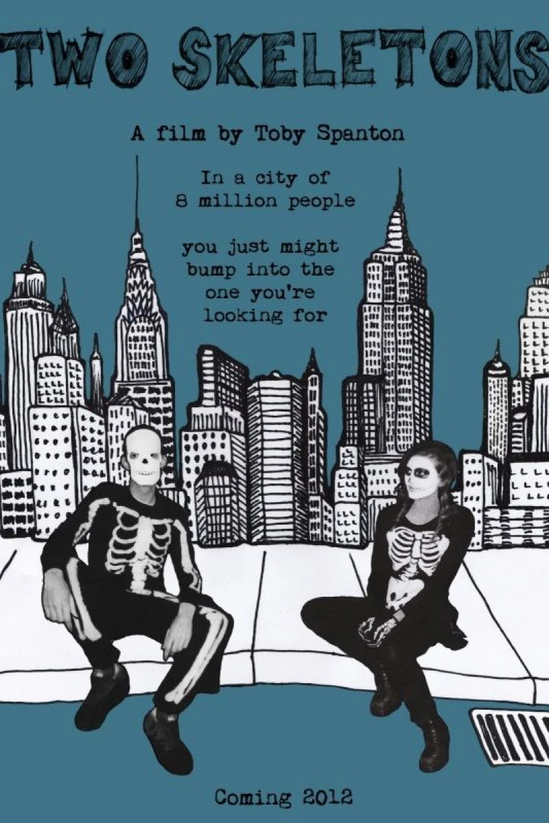 Two Skeletons Poster