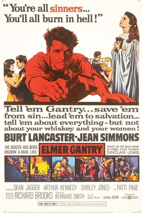 Elmer Gantry Poster