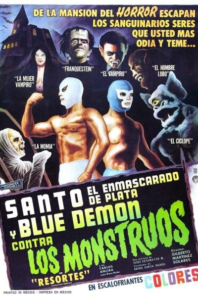 Santo and Blue Demon Against the Monsters