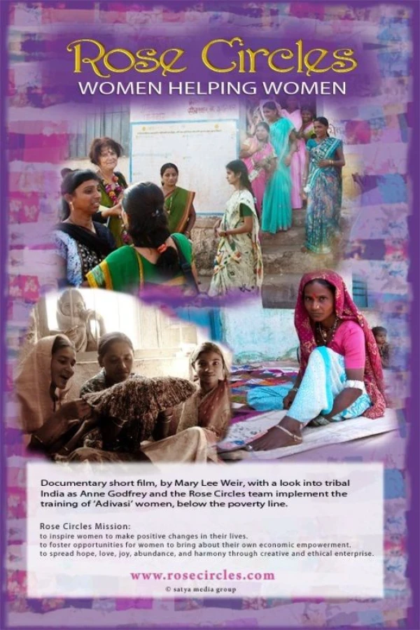 Rose Circles Women's Upliftment Poster