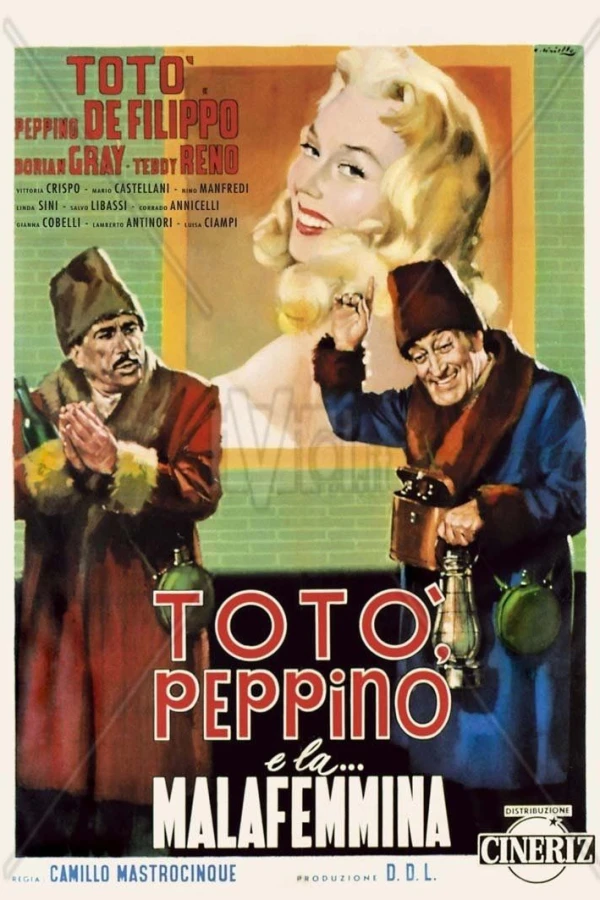 Toto, Peppino, and the Hussy Poster