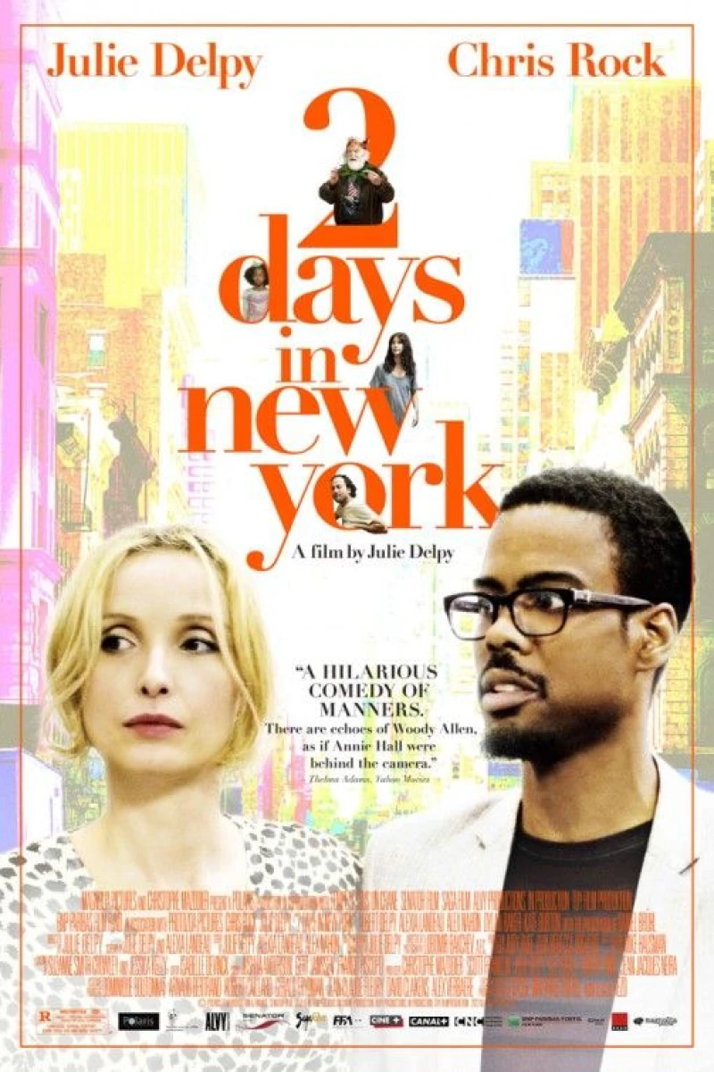 2 Days In New York Poster