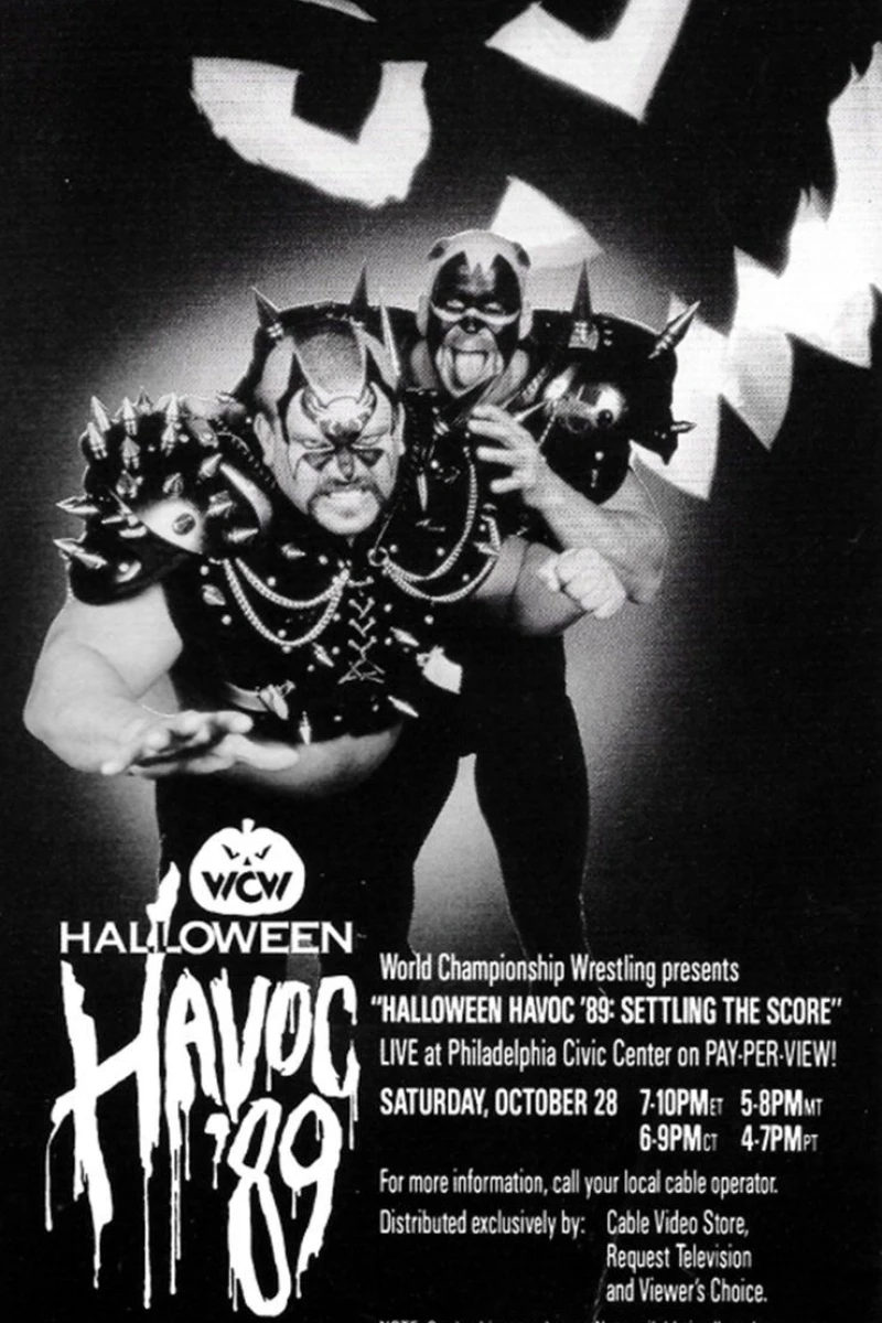 WCW Halloween Havoc 1989 Poster