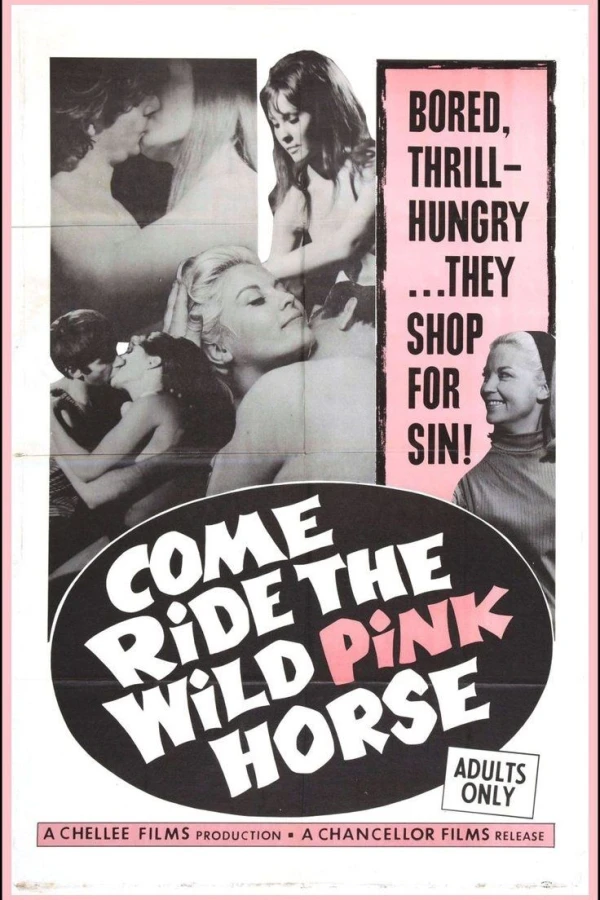 Ride the Wild Pink Horse Poster