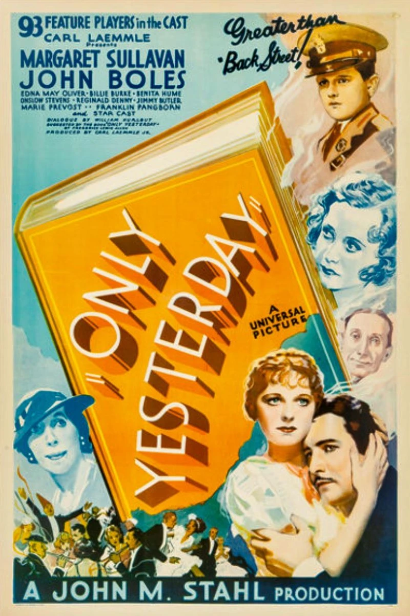 Only Yesterday Poster