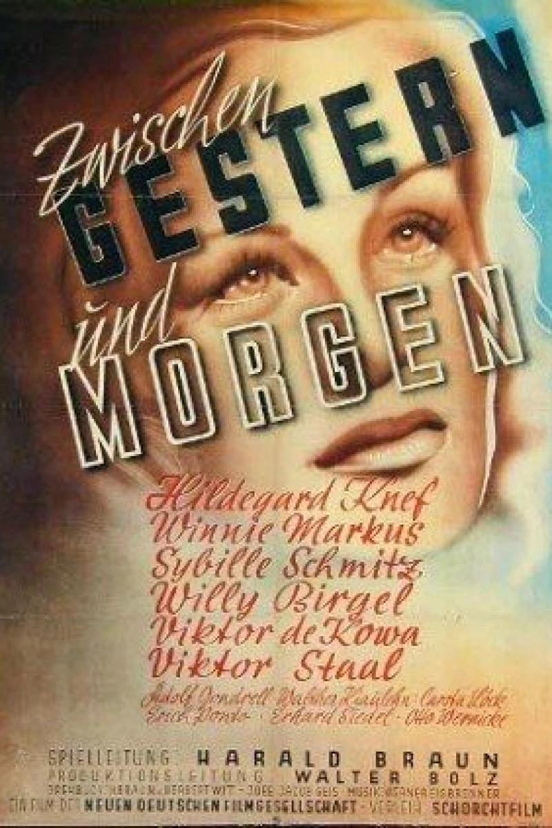 Zwischen gestern und morgen Poster