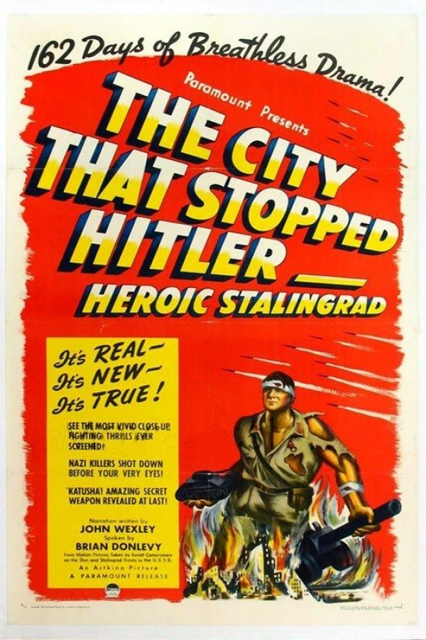 The City That Stopped Hitler: Heroic Stalingrad Poster