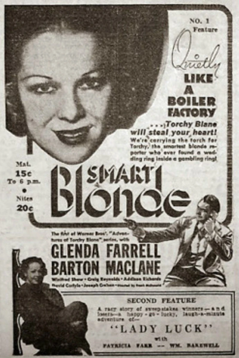 Torchy Blane: Smart Blonde Poster