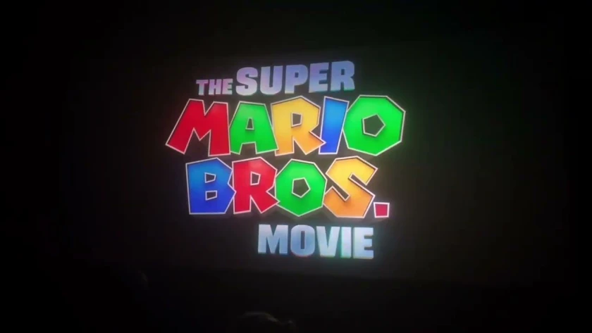 Super Mario Movie Title Card
