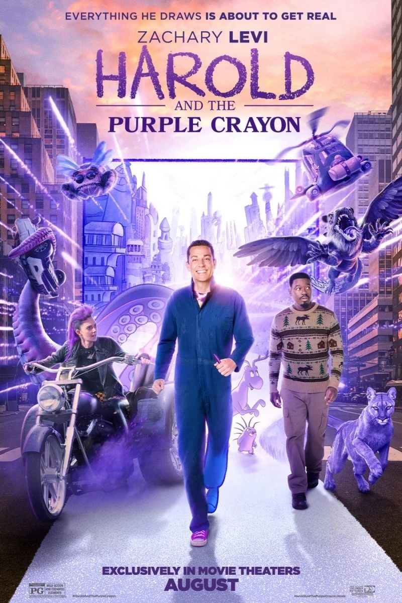 Harold and the Purple Crayon Poster