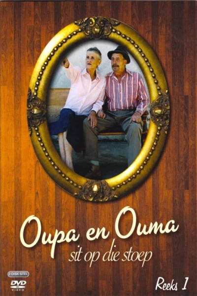 Oupa en Ouma Sit op die Stoep