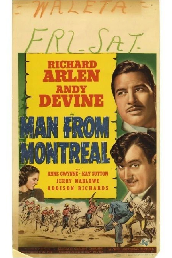 The Man from Montreal Poster