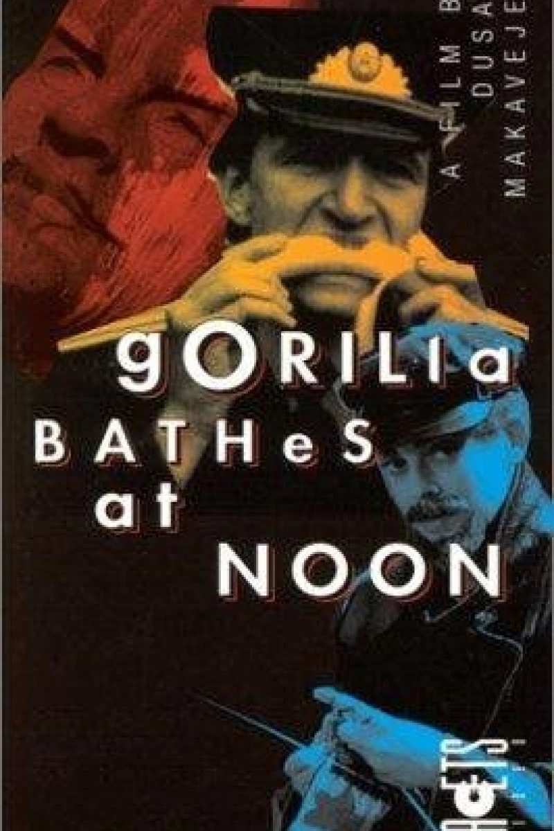 Gorilla Bathes at Noon Poster