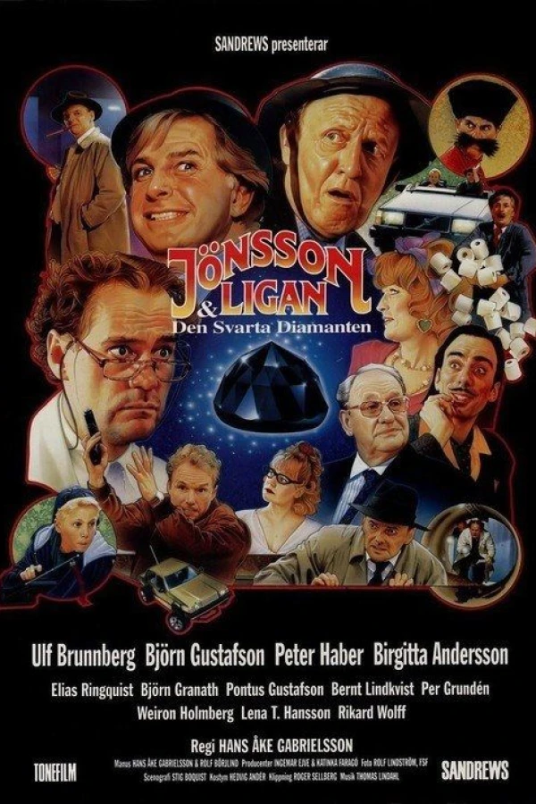 Jönssonligan den svarta diamanten Poster