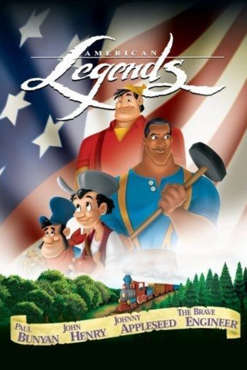 American Legends: Paul Bunyan, John Henry, Johnny Appleseed, The Brave Engineer Poster