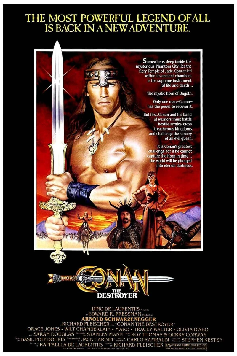 Conan the Destroyer Poster