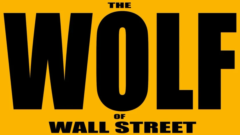Wolf of Wall Street, The Title Card Wolf of Wall Street, The Title Card