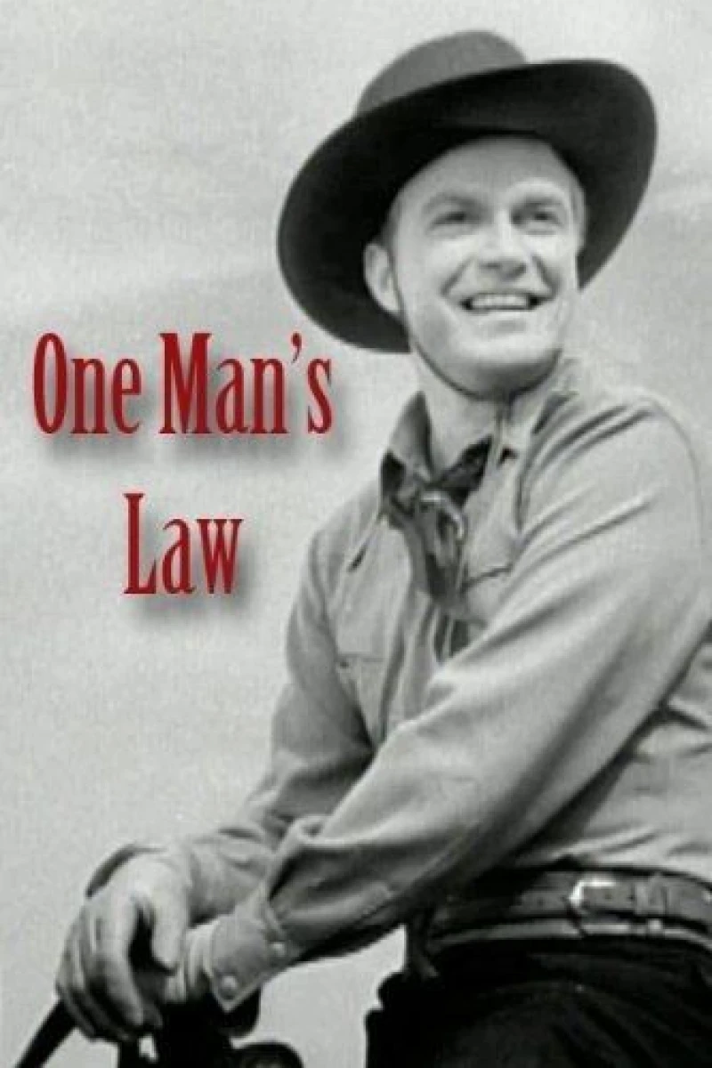 One Man's Law Poster