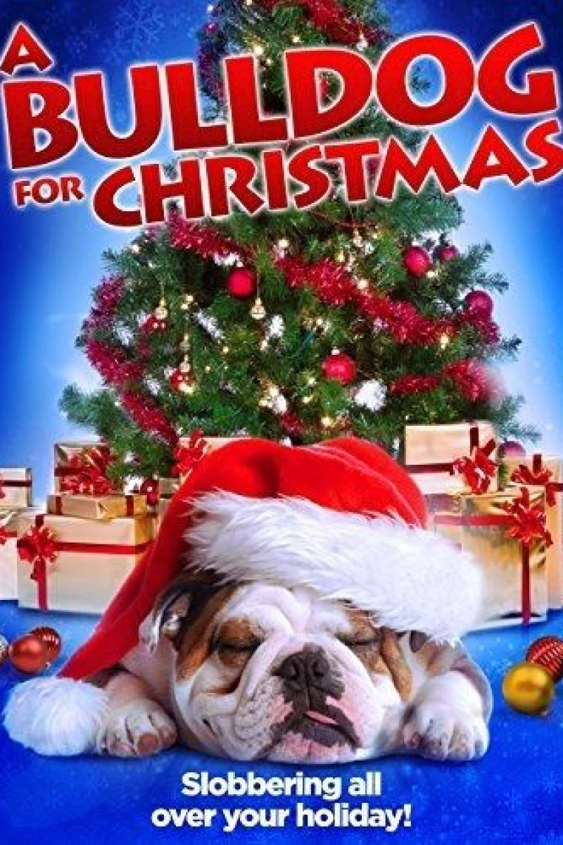 A Bulldog for Christmas Poster