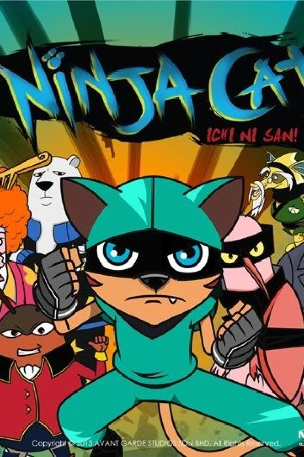 Ninja Cat, Ichi Ni San! Poster