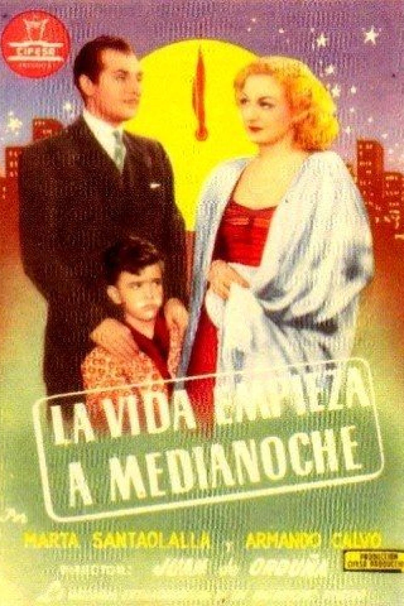 La vida empieza a medianoche Poster