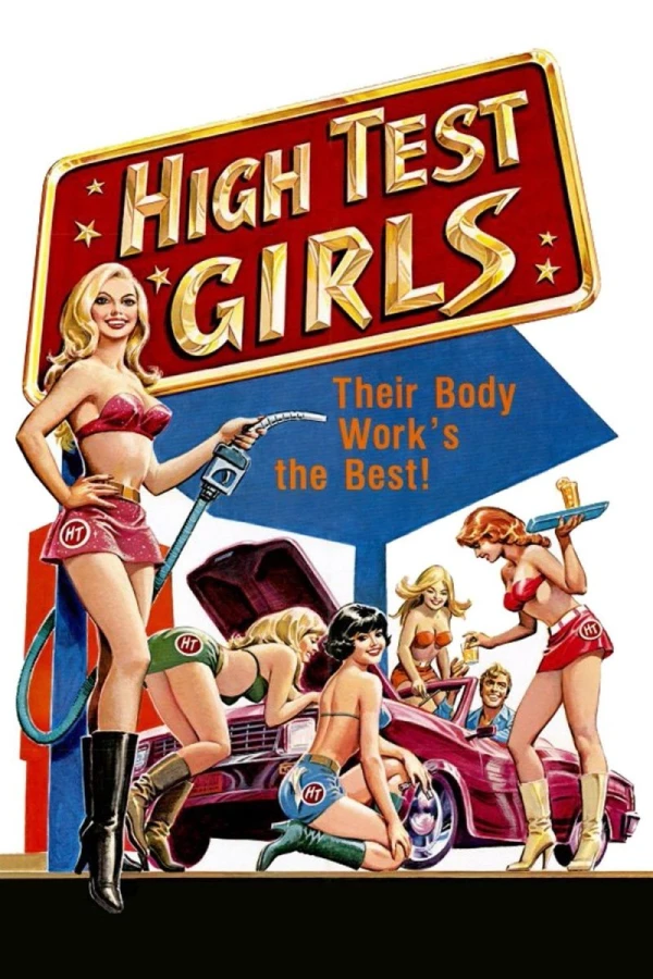 Six Swedish Girls At A Gas Station Poster