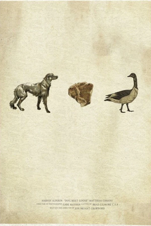 Dog Meet Goose Poster
