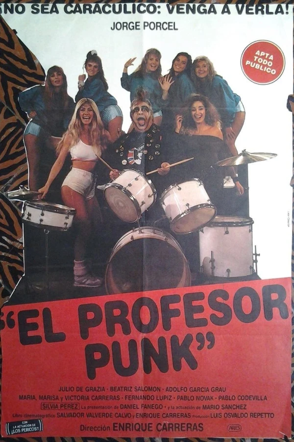 El profesor Punk Poster
