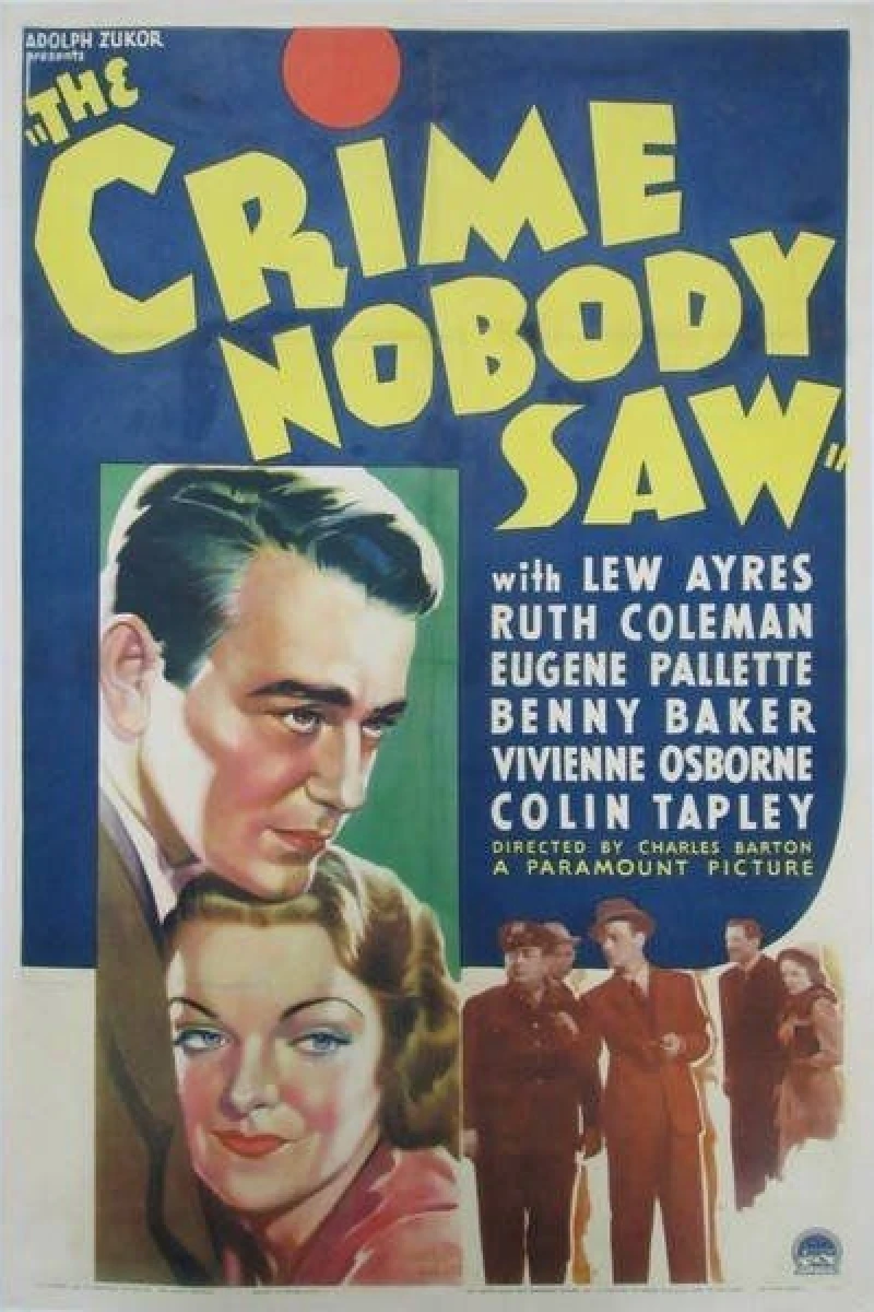 The Crime Nobody Saw Poster